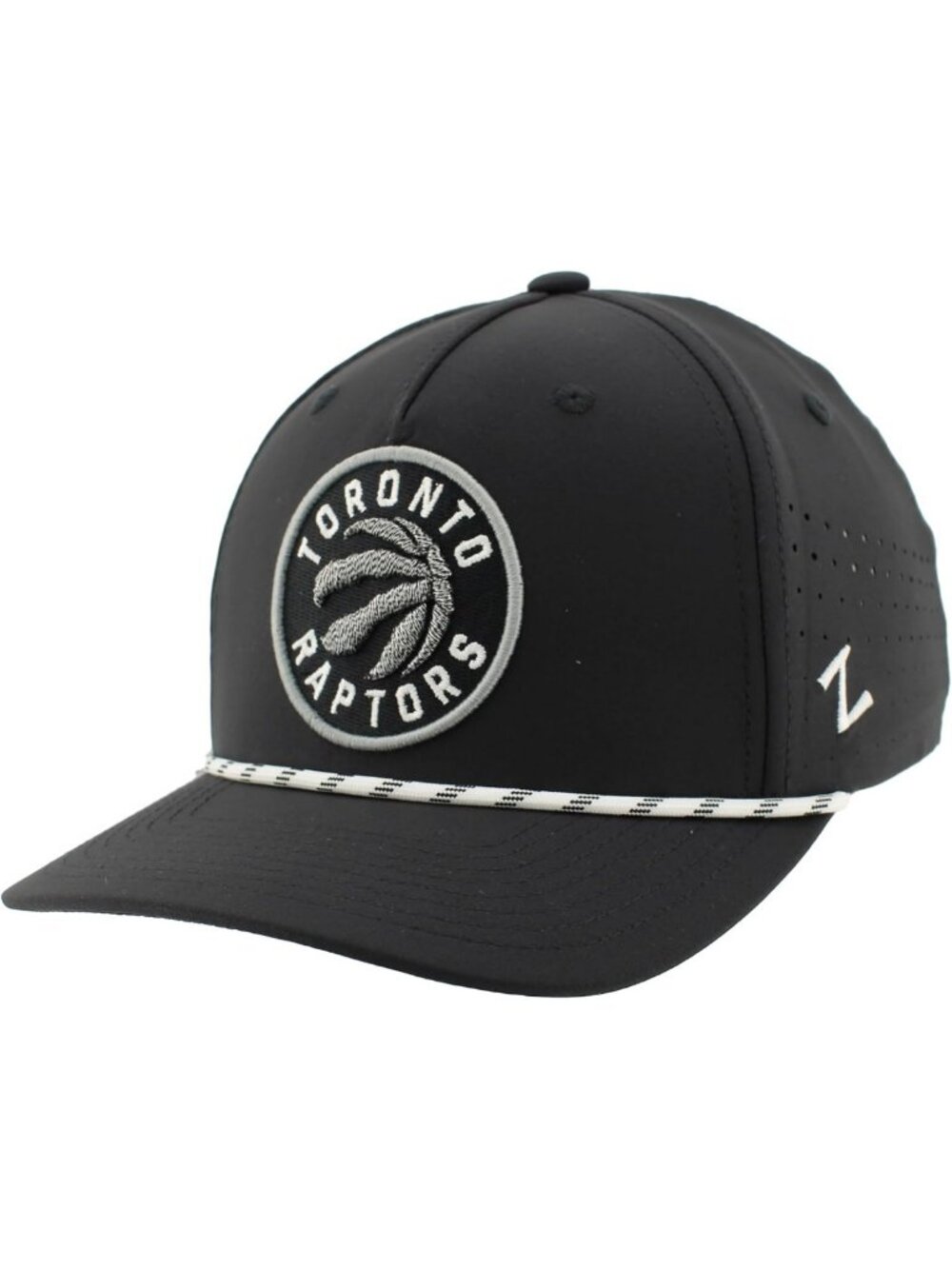 Unisex Snapback Rope Hat - Official NBA Licensed Performance Cap in Black